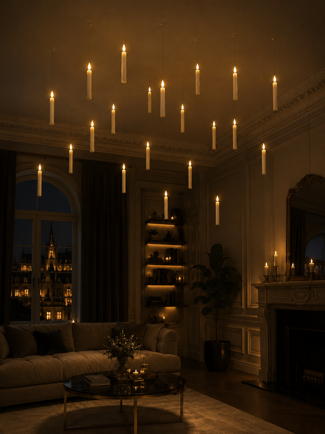 Wickora™ Floating Candles with Magic Wand